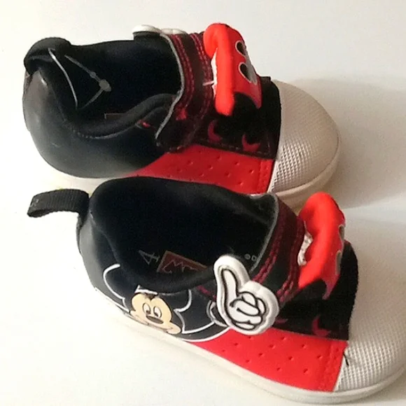 Mickey Mouse Baby Toddler Shoes 4 - Picture 3 of 6